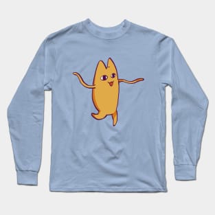 oh my gah meme cat / chiyo chan dad from the anime azumanga daioh Long Sleeve T-Shirt